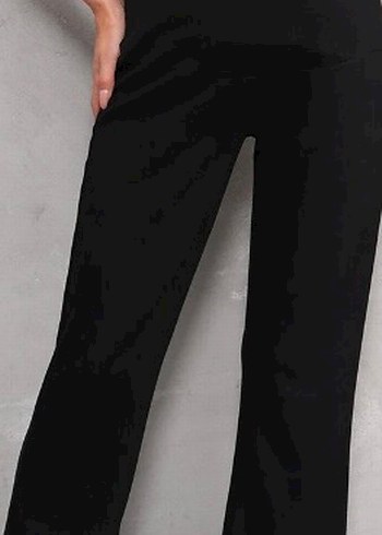 Siyah Rahat Kesim Hamile Pantolonu - Görsel 3