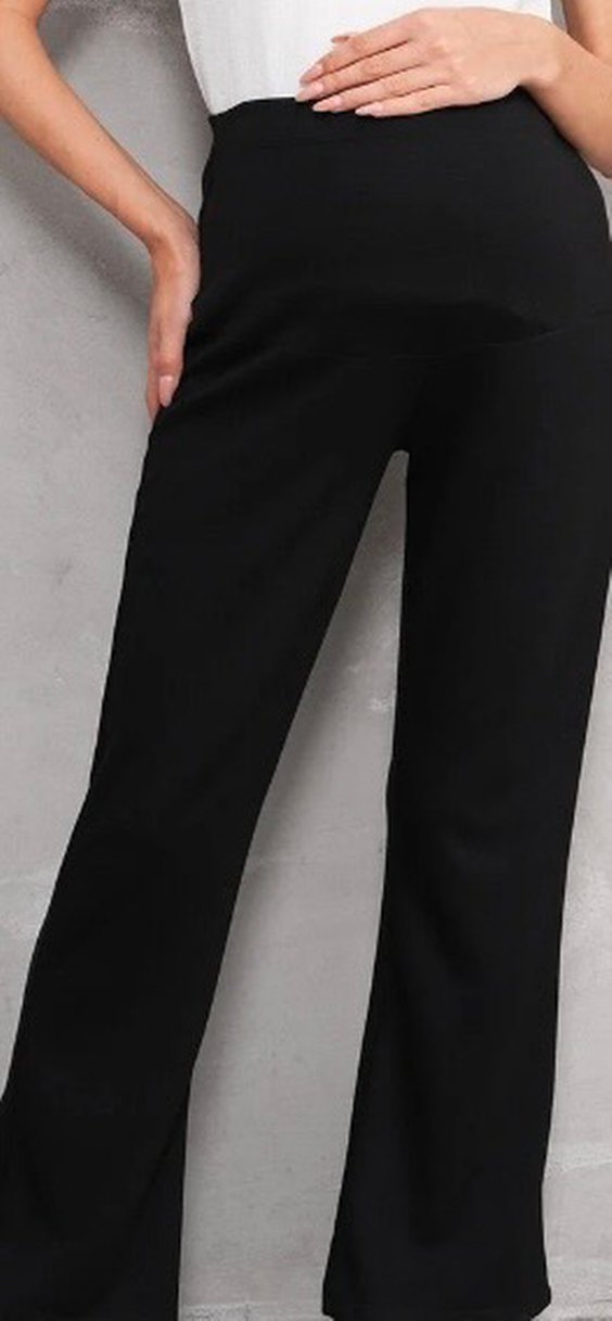 Siyah Rahat Kesim Hamile Pantolonu - Görsel 3