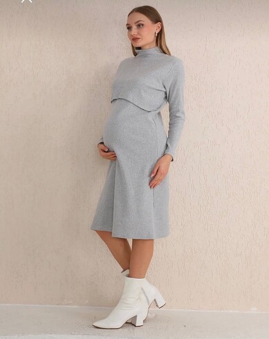 xl Beden Hamile elbise