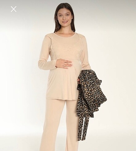 xl Beden Hamile lohusa pijama takımı