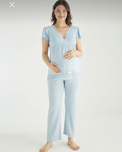 xl Beden mavi Renk Hamile pijama takımı?