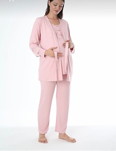 l Beden pembe Renk Hamile lohusa pijama takımı?