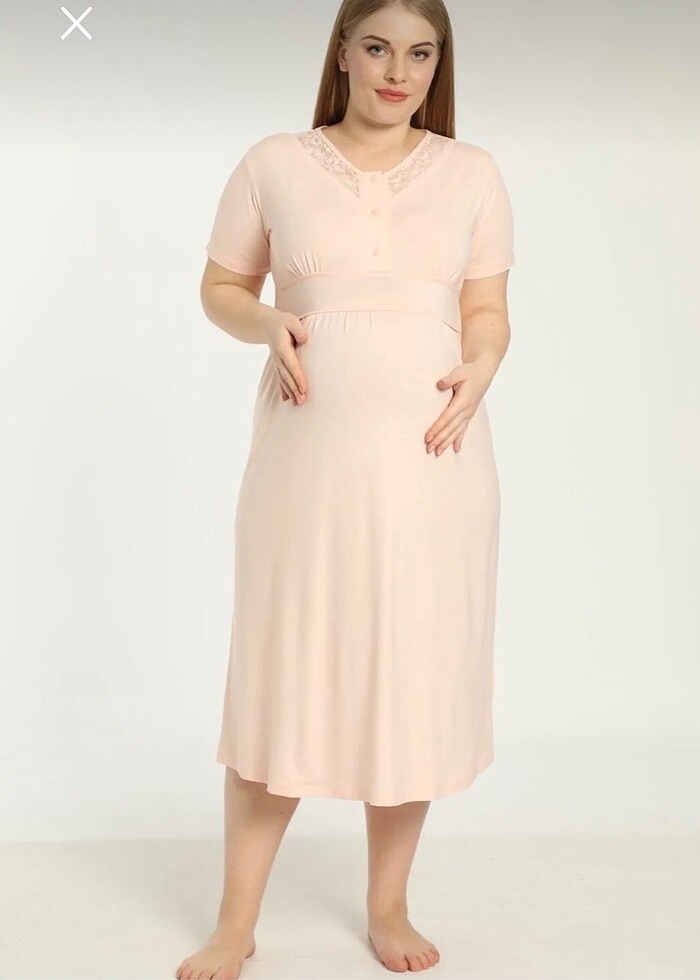 Büyük beden hamile gecelik takımı? - Görsel 2