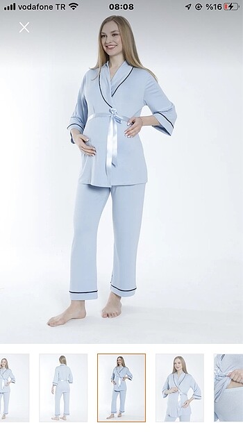 xl Beden Hamile pijama takımı