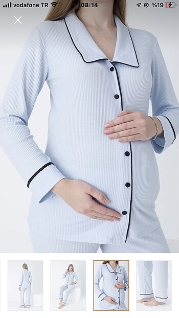 xl Beden Hamile pijama takımı