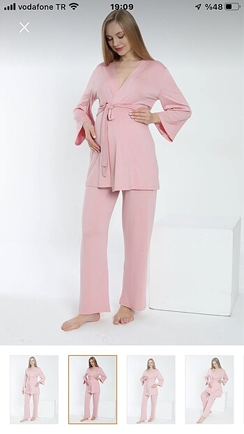 m Beden Hamile pijama takımı