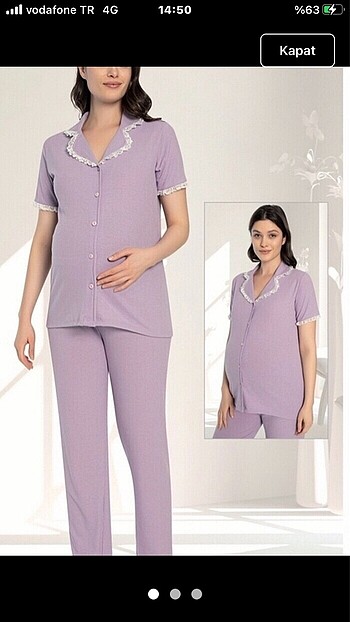 Hamile pijama takımı
