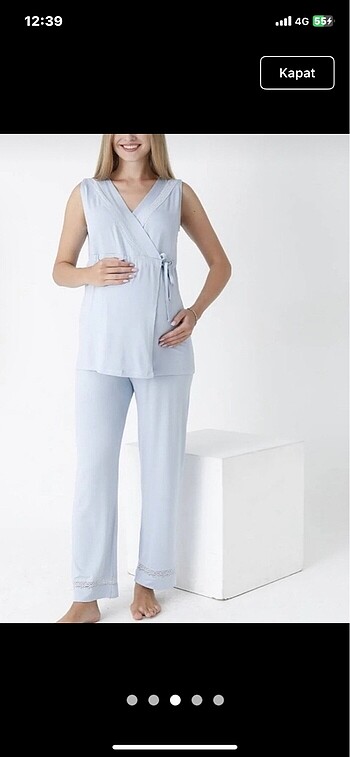 xl Beden Hamile lohusa pijama takımı