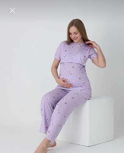 xl Beden Hamile lohusa pijama takımı