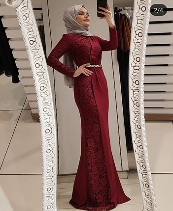 Diğer bordo abiye