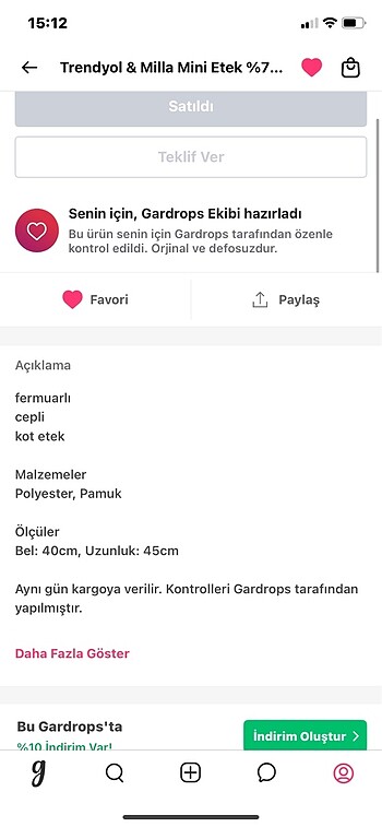 l Beden Kot etek