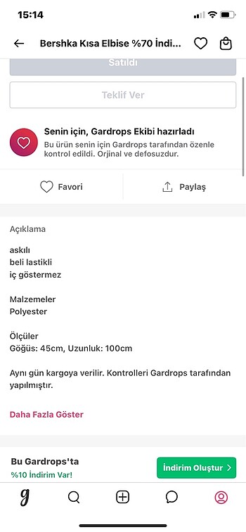 l Beden Bershka elbise