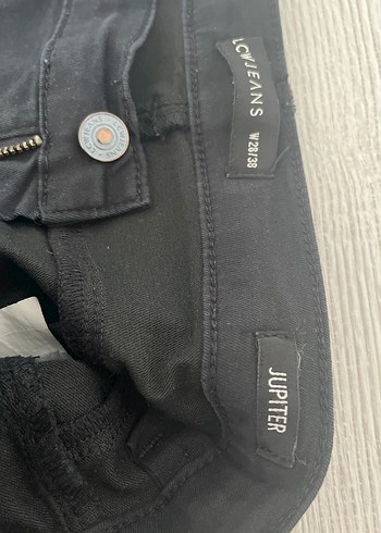 38 Beden Siyah Dar Kesim Kadın Denim Pantolon