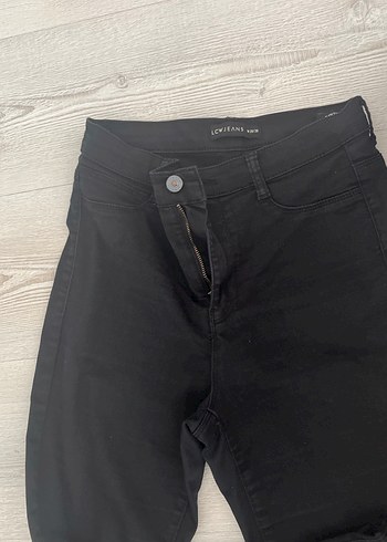 LC Waikiki Siyah Dar Kesim Kadın Denim Pantolon