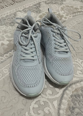 Açık mavi Bağcıklı Kadın Spor Ayakkabı