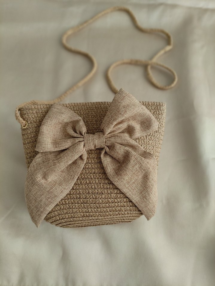 Bej Fiyonk Detaylı Bohem Kadın Çanta - Görsel 2