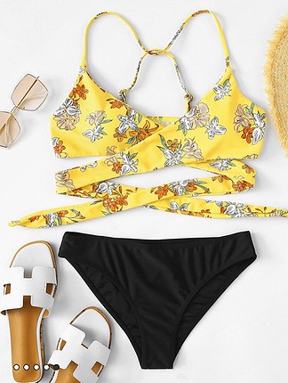 s Beden çeşitli Renk Tropikal bikini çok renkli mayo