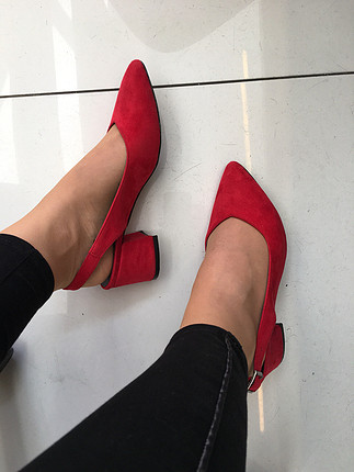 38 Beden kırmızı Renk Topuklu ayakkabı 