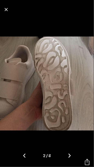 39 Beden beyaz Renk Temiz spor ayakkabı