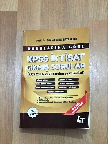 kpss iktisat çıkmış sorular yüksel bilgili