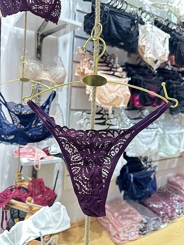 Victoria s Secret Dantelli Tek İpli G-String