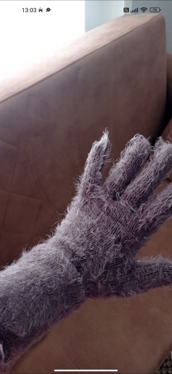 kazee marka peluş eldiven - Görsel 2