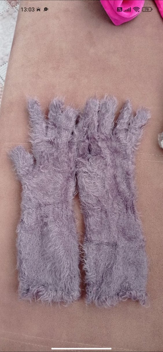 kazee marka peluş eldiven - Görsel 4