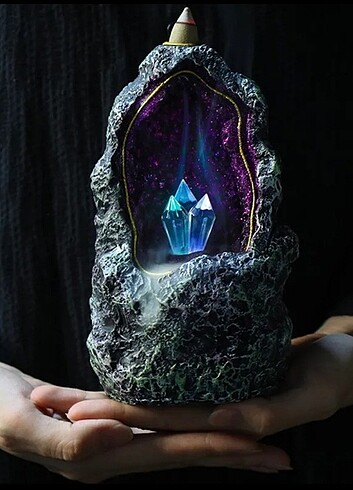 Beden Estetik Kristal Tütsü Mağara Görünümlü Süs 