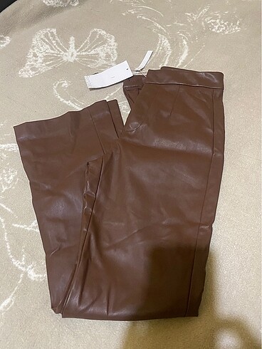 Bershka deri pantolon