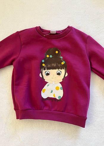 Lc Waikiki Kız Çocuk 2li Sweatshirt - Görsel 2