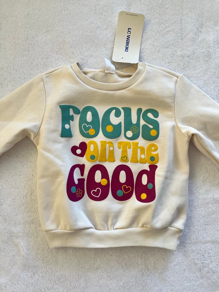 Lc Waikiki Kız Çocuk 2li Sweatshirt - Görsel 3