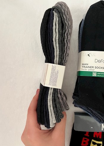 DeFacto-Penti Erkek Çorap Seti - Görsel 2