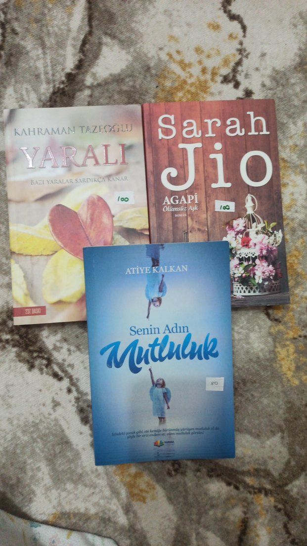 Yaralı, Agapi ve Senin Adın Mutluluk Roman Seti - Görsel 2