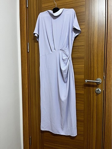 Mango MANGO DRAPE DETAYLI ELBİSE