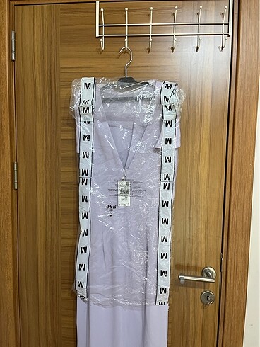 m Beden MANGO DRAPE DETAYLI ELBİSE