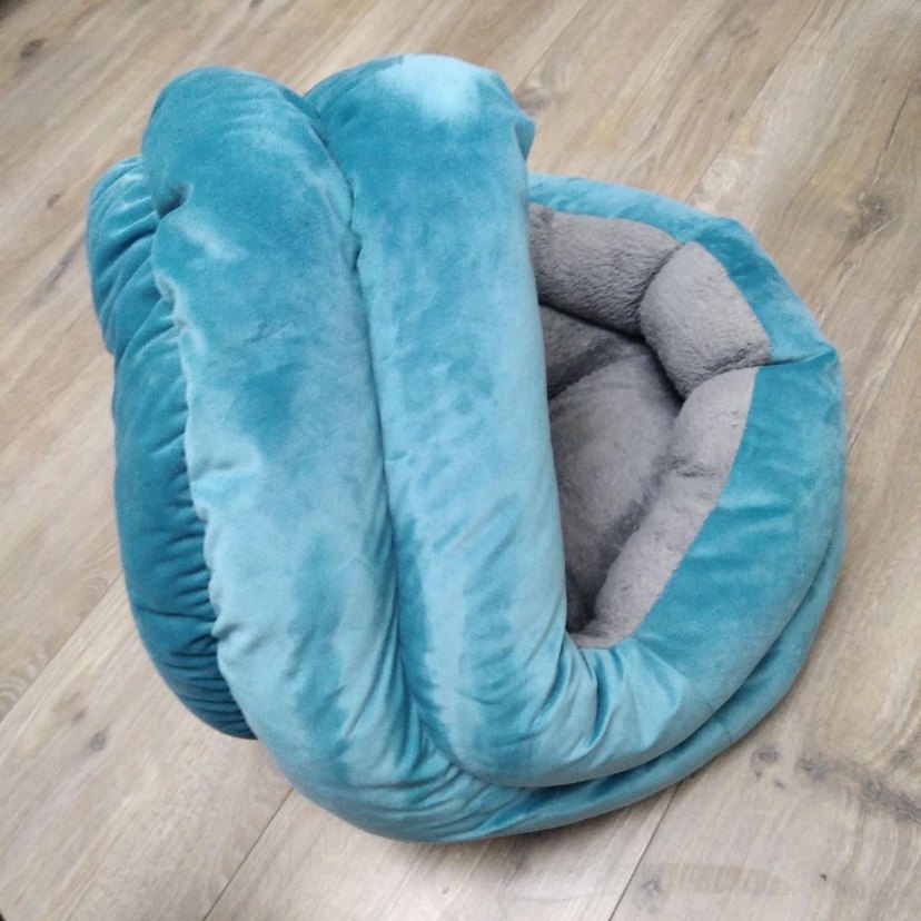 Satıldı Mavi ve Gri Kedi köpek Yatağı - Görsel 5