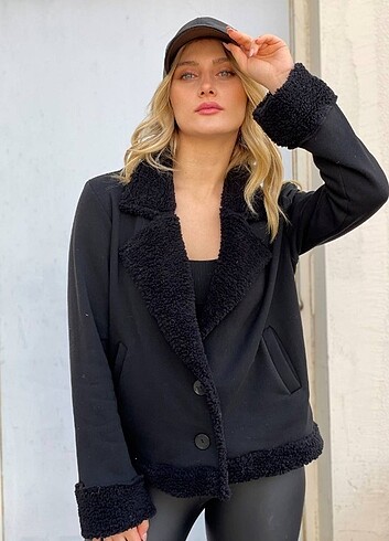 Yeni Pelus yaka ceket SMLXLXXL 