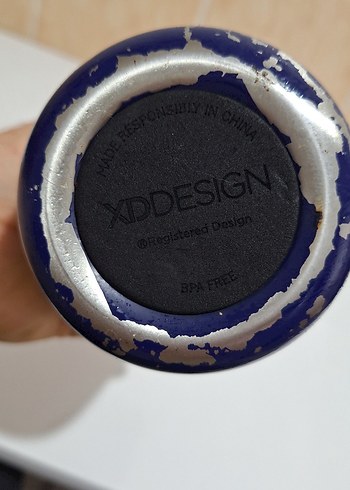 Koyu Mavi Termos Şişe - Görsel 2