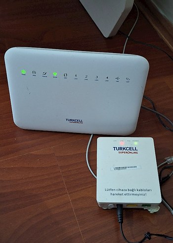 Beyaz Turkcell modem