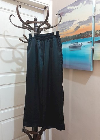 Diğer Saten Salaş Midi Kadın Pantolon