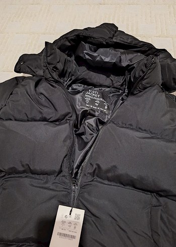 38 Beden siyah Renk şişme mont