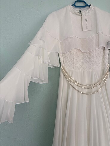 36 Beden Tesettür nikah elbisesi