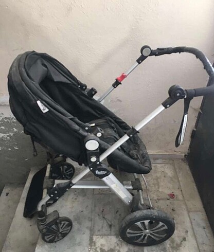 0 - 13 kg Beden siyah Renk Bebek arabası pusetli