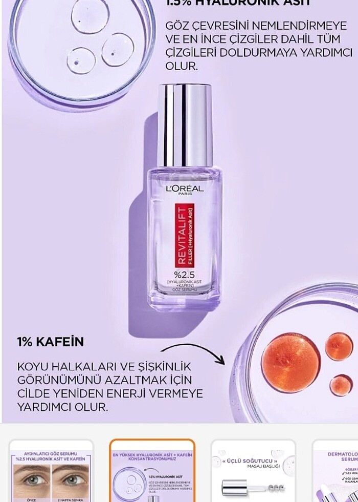 Loreal göz altı serumu - Görsel 5