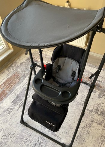 Gri Siyah Pasha Baby Mama Sandalyesi - Görsel 7