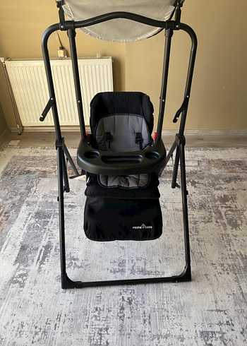 Gri Siyah Pasha Baby Mama Sandalyesi - Görsel 4