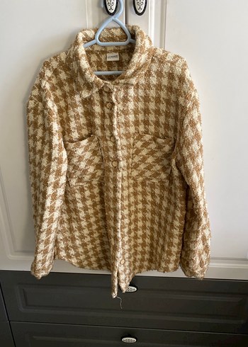 Düğmeli Kahverengi Kız çocuk Gömlek - Görsel 5