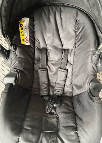 Yıldız Desenli Gri Bebek Oto Koltuğu Minderi - Görsel 4