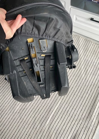 Yıldız Desenli Gri Bebek Oto Koltuğu Minderi - Görsel 3