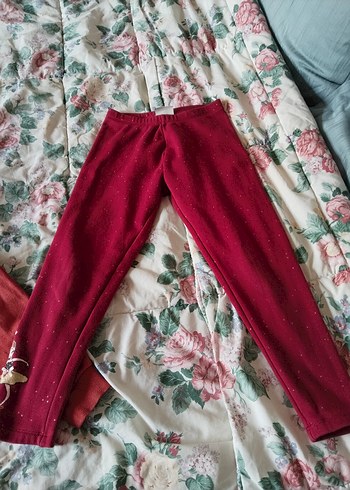 Bordo Fermuarlı Kız Tayt - Görsel 5